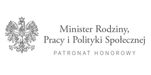 Logo Ministra Rodziny, Pracy i Polityki Społecznej