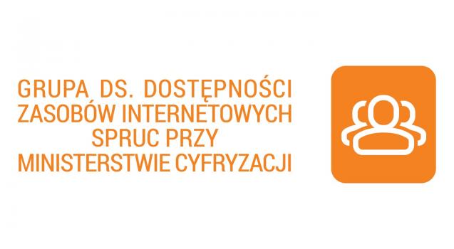 Powiększ obraz: Logo Grupy ds. dostępności