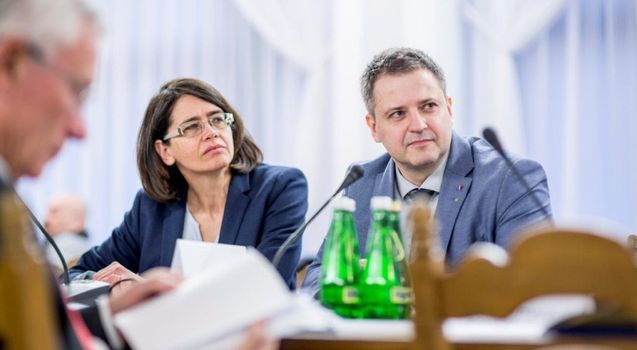 Powiększ obraz: Minister Cyfryzacji Anna Streżyńska, Przewodniczący Rady Fundacji Artur Marcinkowski