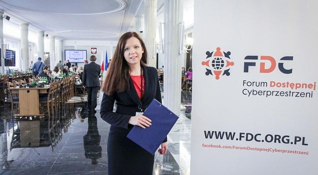 Powiększ obraz: Monika Szczygielska Wiceprzewodnicząca Rady Fundacji, Fot. Dariusz Senkowski, 